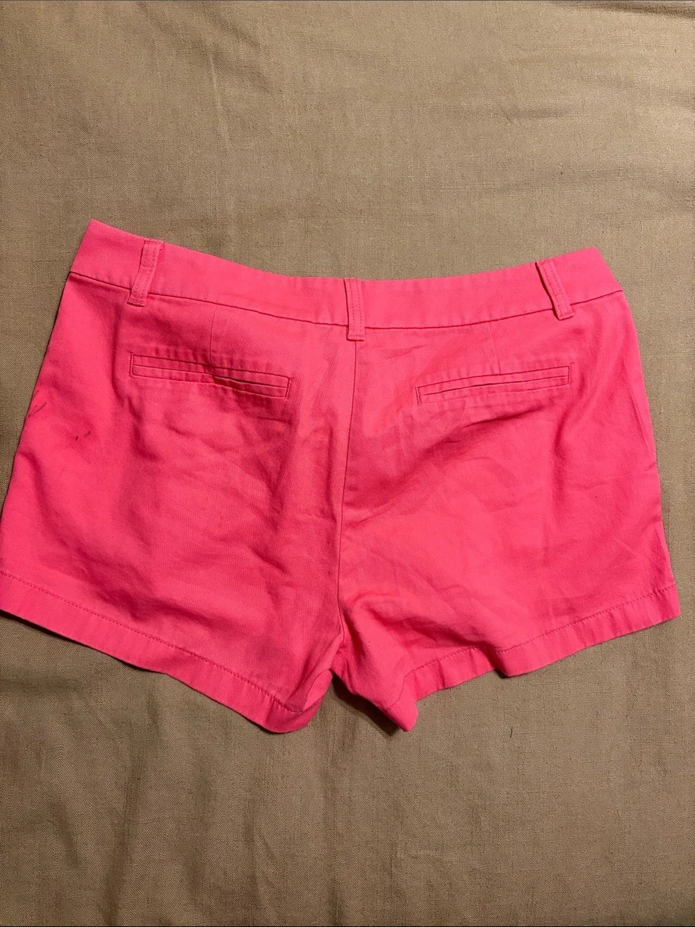 J. Crew Hot Pink Cotton 3.5 inch Shorts